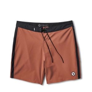 Vuori Peak board shorts.  Copper color size 34.